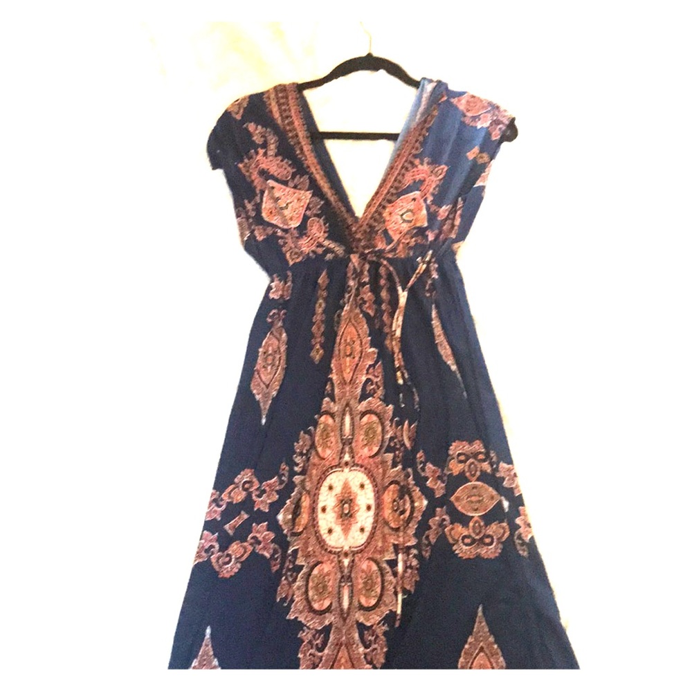 Bohemian style dress. Stretchy and comfortable.